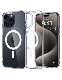 Husă Spigen iPhone 15 Pro Max Ultra Hybrid Mag Magsafe, Transparent