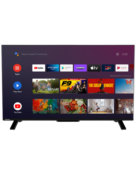 43" LED SMART Телевизор Toshiba 43UA2363DG, 3840x2160 4K UHD, Android TV, Чёрный