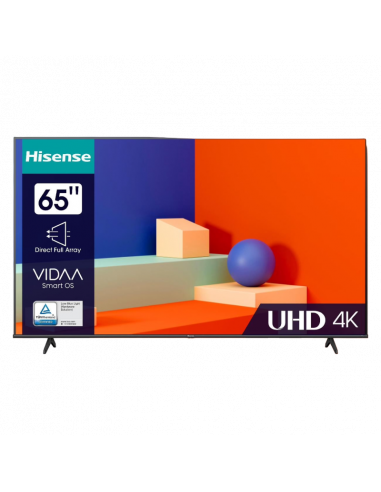 75" LED SMART Телевизор Hisense 75A6K, 3840x2160 4K UHD, VIDAA U6.0, Чёрный