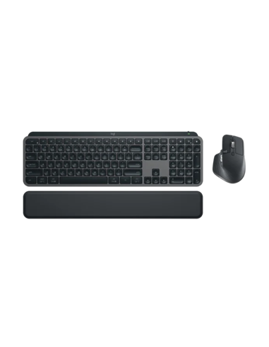 Клавиатура и мышь Logitech MX Keys S Combo, Беспроводное, Графитовый