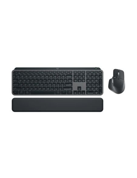 Клавиатура и мышь Logitech MX Keys S Combo, Беспроводное, Графитовый