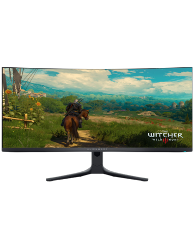 34" Monitor Gaming DELL AW3423DWF, QD OLED 3440x1440 WQHD, Negru