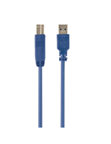 Cable de date Cablexpert CCP-USB3-AMBM-0.5M, USB Type-A/USB Type-B, 0,5m, Albastru