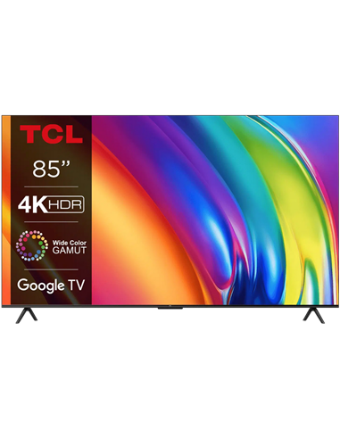 85" LED SMART TV TCL 85P745, 3840x2160 4K UHD, Google TV, Negru