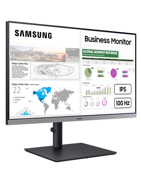 27" Monitor Samsung S27C430, IPS 1920x1080 FHD, Negru