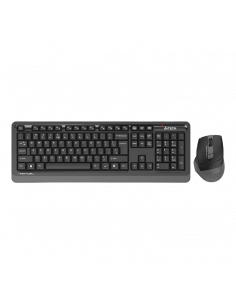 Клавиатура и мышь A4Tech FG1035, Беспроводное, Чёрный | Серый