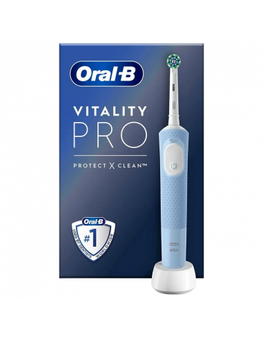 Электрическая зубная щетка Braun Oral-B Vitality Pro Protect X , Голубой
