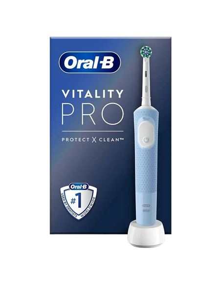 Электрическая зубная щетка Braun Oral-B Vitality Pro Protect X , Голубой