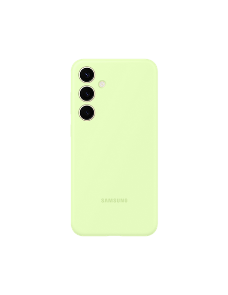 Чехол Samsung Silicone Cover Galaxy S24+, Светло-зеленый