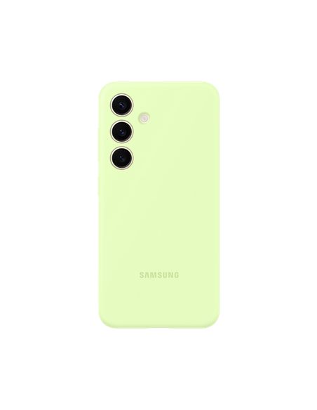 Чехол Samsung Silicone Cover Galaxy S24, Светло-зеленый