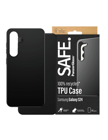 Чехол PanzerGlass SAFE. Samsung Galaxy S24, Чёрный Чехол PanzerGlass SAFE. Samsung Galaxy S24, Чёрный