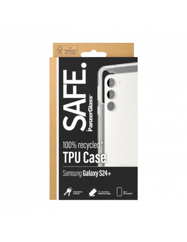 Husă PanzerGlass SAFE. Samsung Galaxy S24+, Transparent