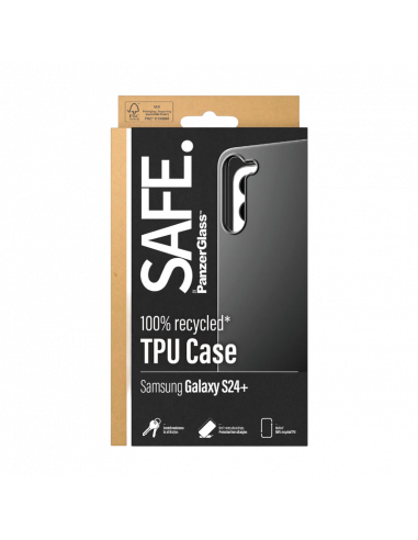 Husă PanzerGlass SAFE. Samsung Galaxy S24+, Negru