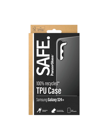 Чехол PanzerGlass SAFE. Samsung Galaxy S24+, Чёрный Чехол PanzerGlass SAFE. Samsung Galaxy S24+, Чёрный
