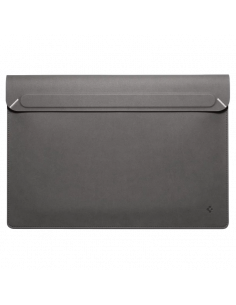 Сумка для ноутбука Spigen Valentinus 13-14", Искусственная кожа, Серый