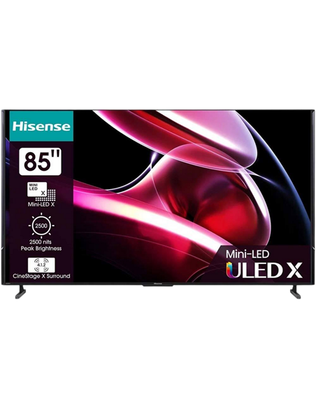 85" MiniLED SMART TV Hisense 85U7KQ, 3840x2160 4K UHD, VIDAA U7.0, Gri