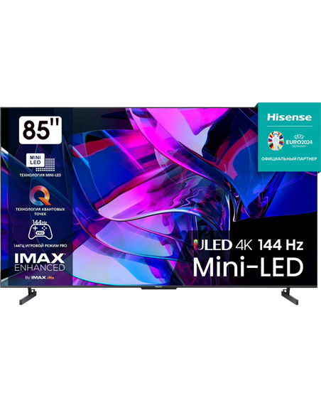 85" MiniLED SMART TV Hisense 85U7KQ, 3840x2160 4K UHD, VIDAA U7.0, Gri 85" MiniLED SMART TV Hisense 85U7KQ, 3840x2160 4K UHD, VIDAA U7.0, Gri