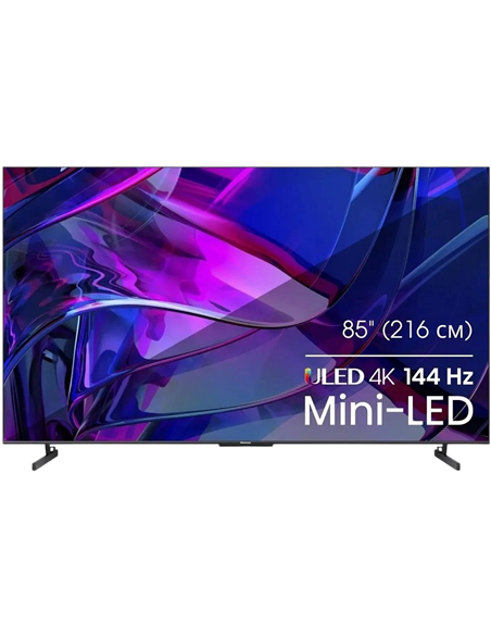 85" MiniLED SMART Телевизор Hisense 85U7KQ, 3840x2160 4K UHD, VIDAA U7.0, Серый 85" MiniLED SMART Телевизор Hisense 85U7KQ, 3840x2160 4K UHD, VIDAA U7.0, Серый