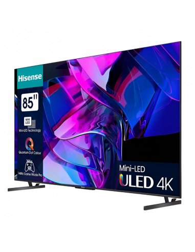 85" MiniLED SMART TV Hisense 85U7KQ, 3840x2160 4K UHD, VIDAA U7.0, Gri