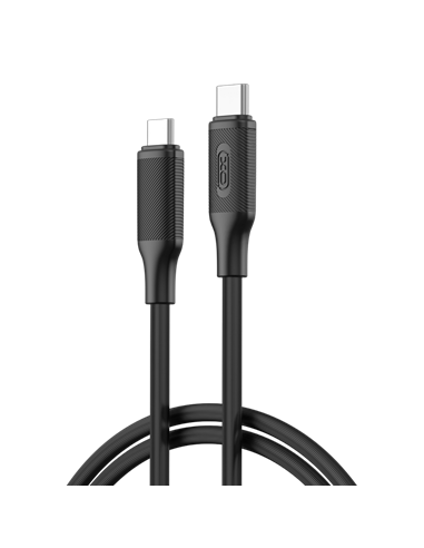 Cablu încărcare și sincronizare XO NB-Q265B, USB Type-C/USB Type-C, 1m, Negru