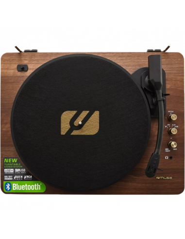 Виниловый проигрыватель MUSE MT-106 BT, Коричневый