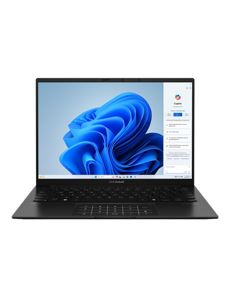 Laptop 14" ASUS Zenbook 14 OLED UX3406HA, Jade Black, AMD Ryzen 7 8840HS, 16GB/1024GB, Fără SO