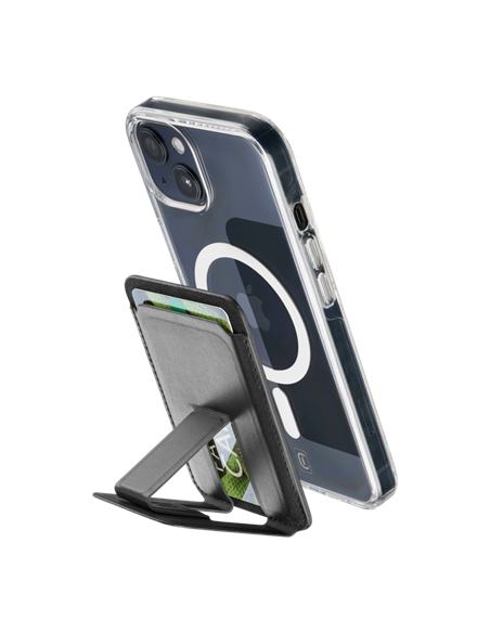 Suport pentru smartphone Cellularline Pocket Stand Mag, Negru