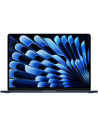 Ноутбук 15,3" Apple MacBook Air A3114, Midnight, M3 with 8-core CPU and 10-core GPU, 8Гб/512Гб, macOS Sonoma