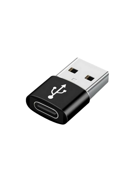 Адаптер для USB-кабеля Cablexpert A-USB2-AMCF-02, USB Type-A (M)/USB Type-C (F), Чёрный