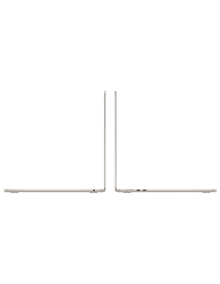 Ноутбук 15,3" Apple MacBook Air A3114, Starlight, M3 with 8-core CPU and 10-core GPU, 24Гб/512Гб, macOS Sequoia