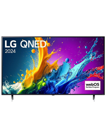 86" QNED SMART Телевизор LG 86QNED80T6A, 3840x2160 4K UHD, webOS, Чёрный