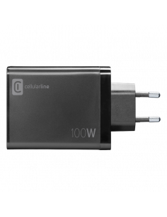 Încărcător Cellularline Nano GaN, 100W, Negru 2