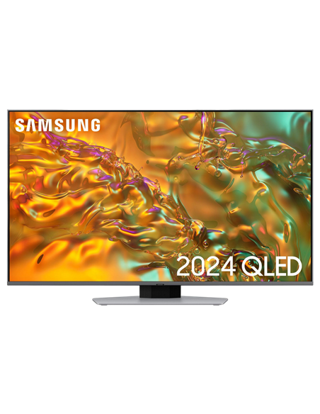 50" QLED SMART TV Samsung QE50Q80DAUXUA, 3840x2160 4K UHD, Tizen 8.0, Argintiu