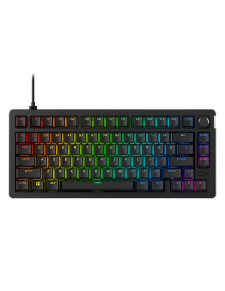 Tastatură HyperX Alloy Rise 75, Cu fir, Negru