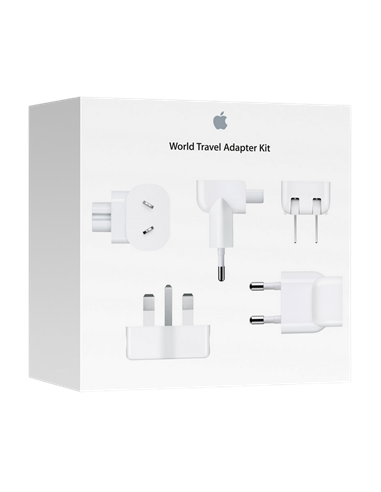 Adaptor de rețea Apple Travel Adapter Kit MD837, Alb