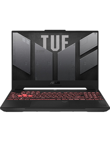 Игровой ноутбук 15,6" ASUS TUF Gaming A15 FA507NUR, Mecha Gray, AMD Ryzen 7 7435HS, 16Гб/1024Гб, Без ОС