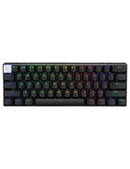 Tastatură Logitech PRO X 60, Cu fir / Fără fir, Negru