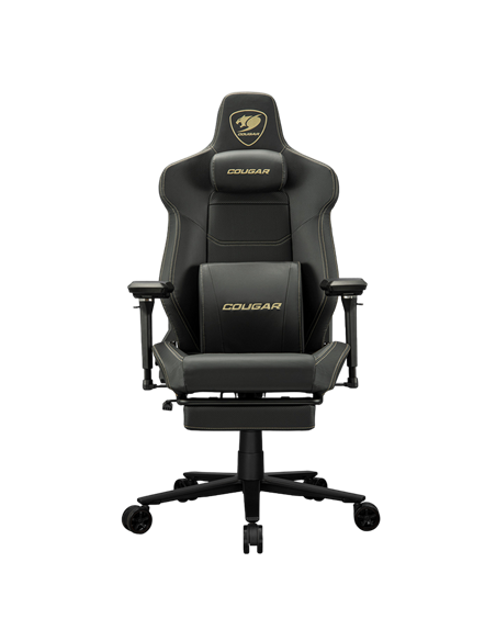 Scaun Gaming Cougar Armor EVO M, PU Piele, Negru | Auriu