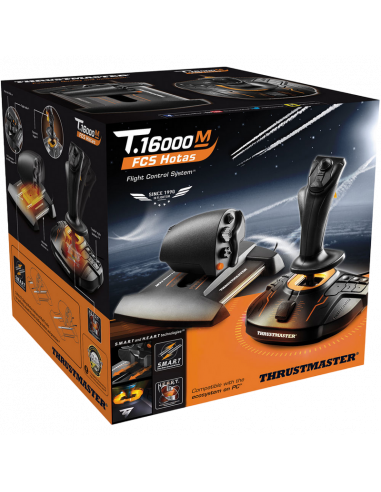 Игровой джойстик Thrustmaster T.16000M FCS Hotas, Чёрный