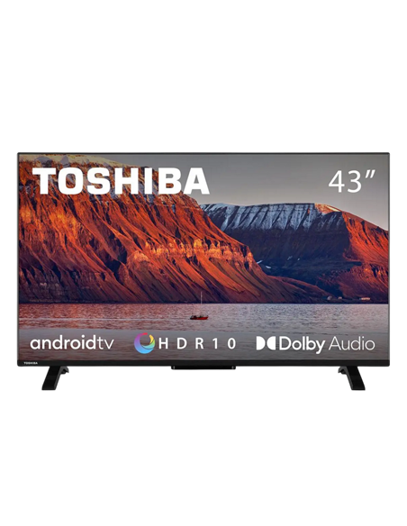 43" LED SMART Телевизор Toshiba 43LA2363DG, 1920x1080 FHD, Android TV, Чёрный