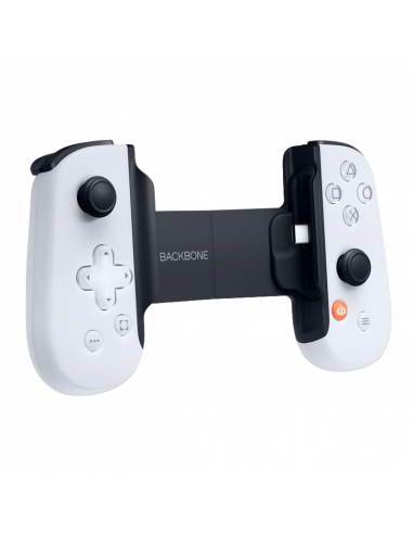 Controler de joc mobil Backbone One USB-C PlayStation Edition, Alb