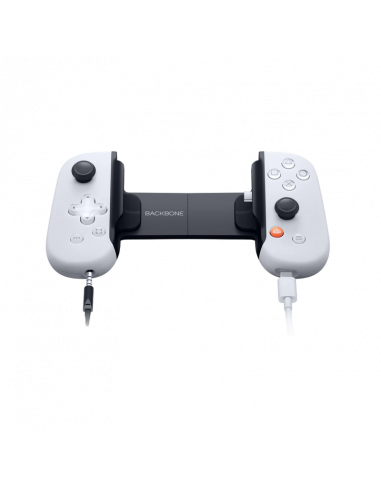 Controler de joc mobil Backbone One USB-C PlayStation Edition, Alb