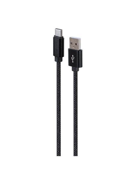 Кабель для зарядки и синхронизации Cablexpert Type-C/USB2.0, 1.8 м, Чёрный