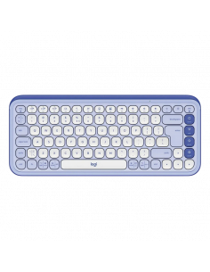 Клавиатура Logitech POP ICON, Беспроводное, Liliac | White
