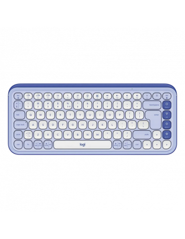 Tastatură Logitech POP ICON, Fără fir, Liliac | White