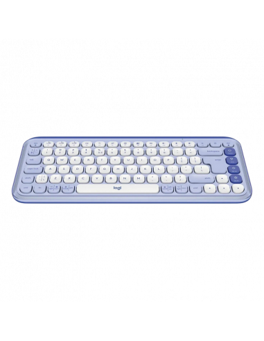 Клавиатура Logitech POP ICON, Беспроводное, Liliac | White