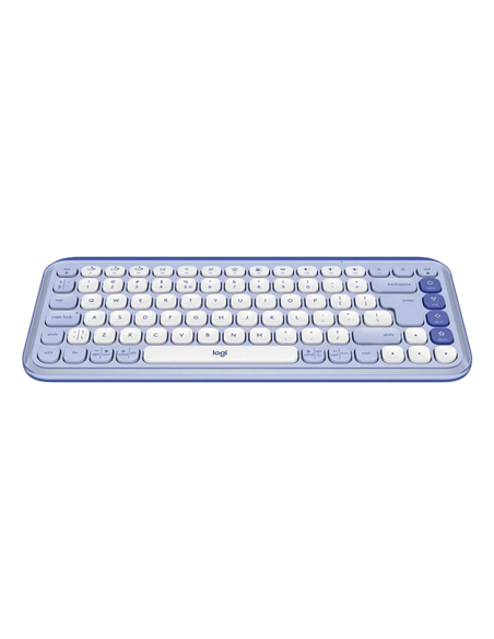 Клавиатура Logitech POP ICON, Беспроводное, Liliac | White