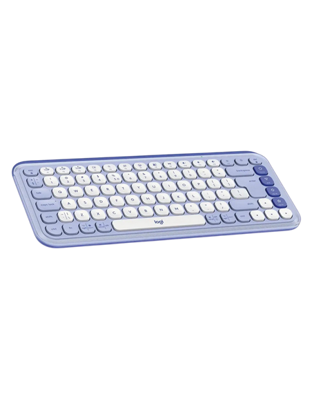 Клавиатура Logitech POP ICON, Беспроводное, Liliac | White