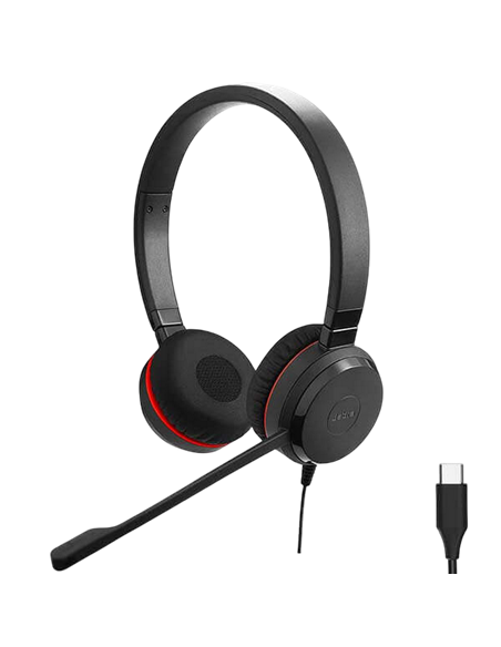 Căști Jabra Evolve 20SE Stereo, Negru