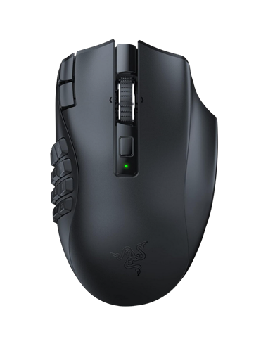 Беcпроводная мышь Razer Naga V2 HyperSpeed, Чёрный